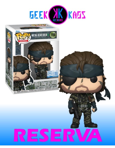 FUNKO POP! - METAL GEAR SOLID: SNAKE EATER - NAKED SNAKE (BIG BOSS) 1159 (SE) FUNKO POP! - METAL GEAR SOLID: SNAKE EATER - NAKED SNAKE (BIG BOSS) 1159 (SE)
