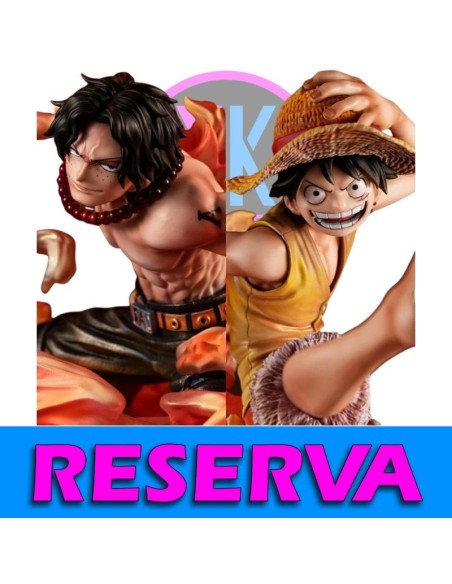 FIGURA - PORTRAIT OF PIRATES "NEO-MAXIMUM" LUFFY & ACE 245mm - MEGAHOUSE