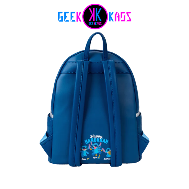 MINI MOCHILA - LILO & STITCH - LIGHT UP MEMORAH STITCH (GITD) - LOUNGEFLY