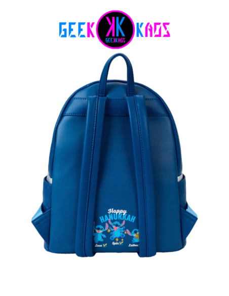 MINI MOCHILA - LILO & STITCH - LIGHT UP MEMORAH STITCH (GITD) - LOUNGEFLY