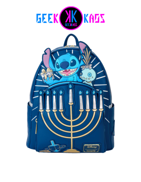 MINI MOCHILA - LILO & STITCH - LIGHT UP MEMORAH STITCH (GITD) - LOUNGEFLY