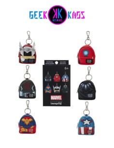 BLIND BOX - MARVEL - MINI MOCHILA LLAVERO MYSTERY - LOUNGEFLY