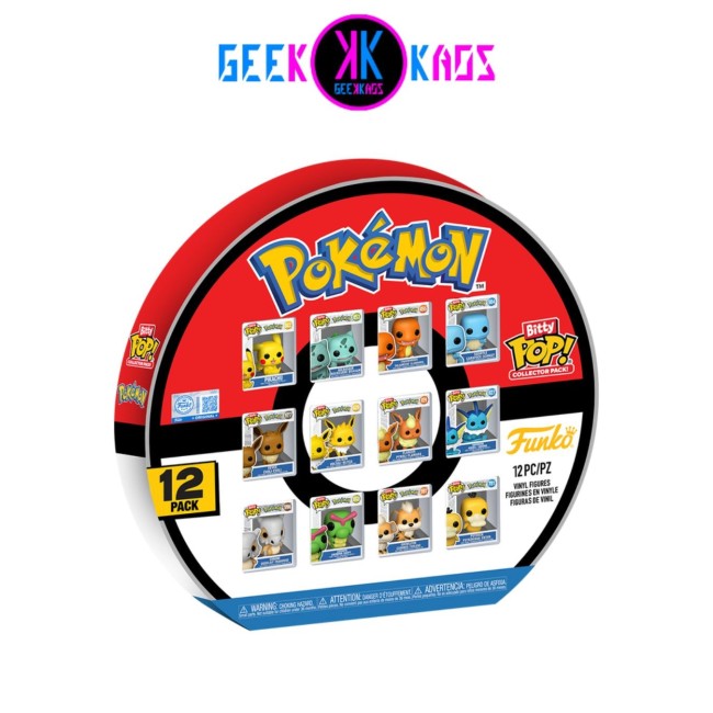 BITTY POP! COLLECTOR PACK - POKEMON (12 PACK)