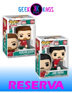 2-PACK - FUNKO POP! LIVERPOOL - ALEXIS MAC ALLISTER 75, IAN RUSH 76
