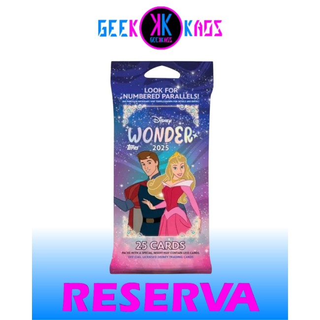 TOPPS - FAT PACK 2025 DISNEY WONDER (25 CARTAS)