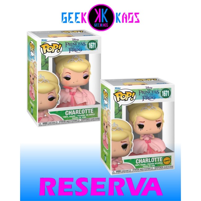 FUNKO POP! - THE PRINCESS AND THE FROG - CHARLOTTE 1671 (BUNDLE)