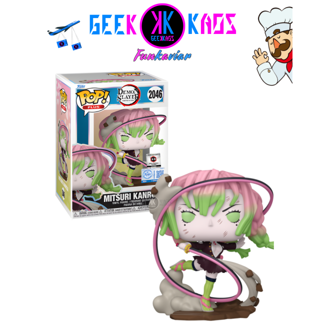 FUNKO POP! PLUS - DEMON SLAYER - MITSURI KANROJI 2046 (CHALICE PRERELEASE STICKER)