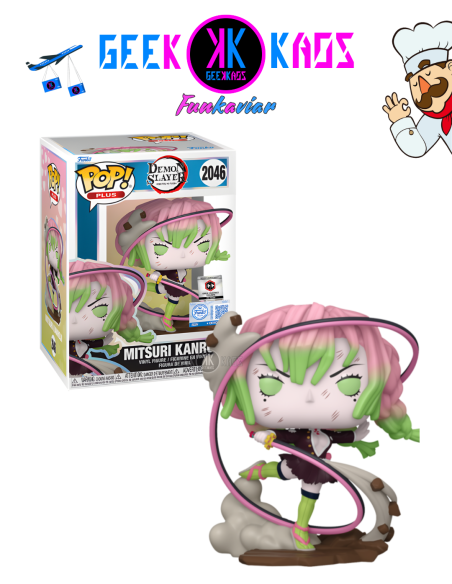 FUNKO POP! PLUS - DEMON SLAYER - MITSURI KANROJI 2046 (CHALICE PRERELEASE STICKER) FUNKO POP! PLUS - DEMON SLAYER - MITSURI KANROJI 2046 (CHALICE PRERELEASE STICKER)