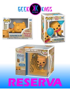 3-PACK - FUNKO POP! WINNIE THE POOH - POOH WITH BALLOON 1681, SLEEPING WINNIE THE POOH 1682, WINNIE THE POOH IN HONEY TREE