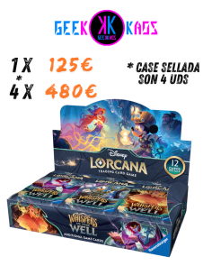 TCG DISNEY LORCANA CHAPTER 10 - WHISPERS IN THE WELL - BOOSTER 24 SOBRES - INGLES